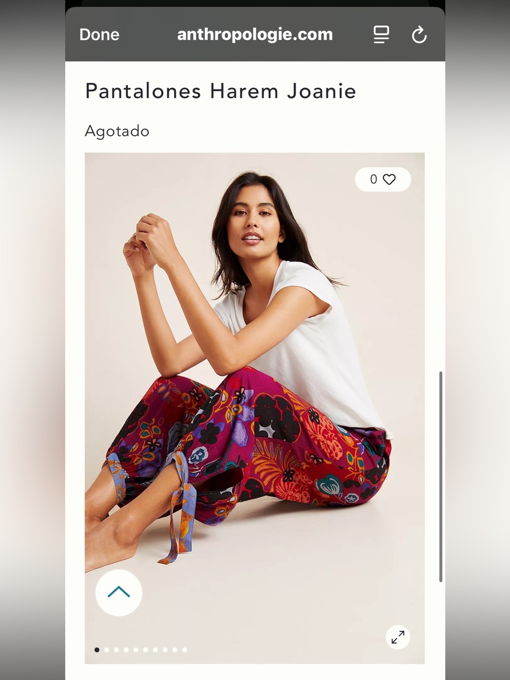 Anthropologie Joanie Harem Pants